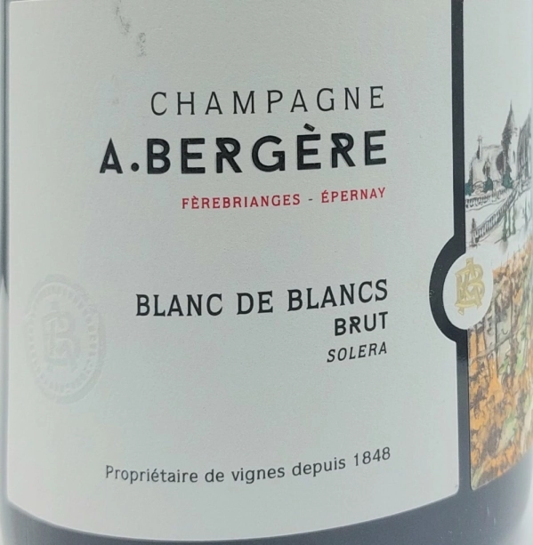 Blanc de blancs Solera de A.Bergère 